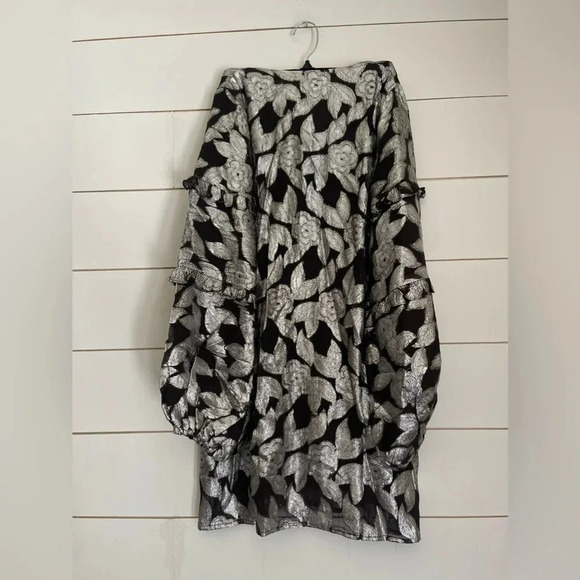 NWOT Jen's Pirate Booty/Free People Rising Star Metallic Mini Dress XS - Picture 9 of 11